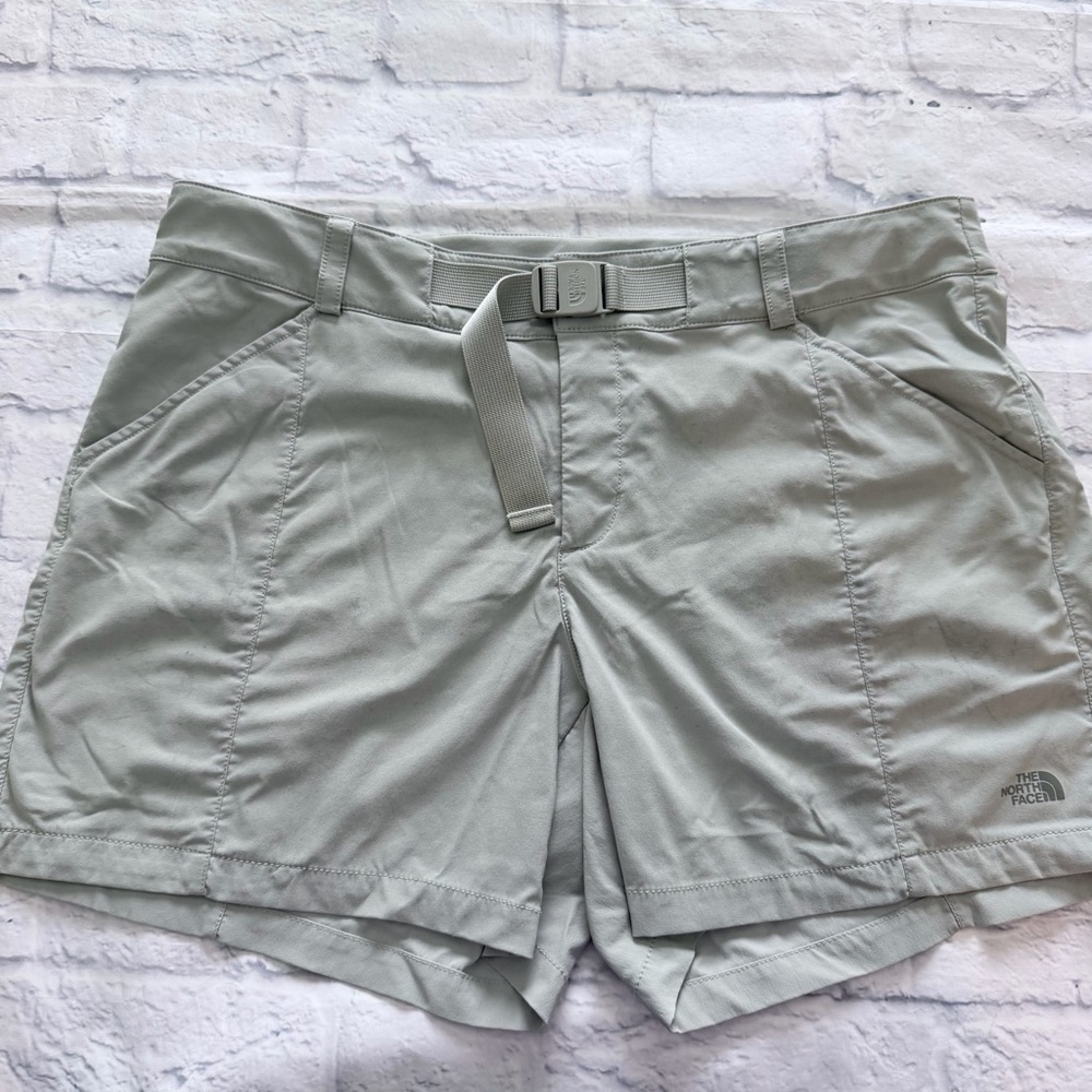 The North Face Belted Hiking Shorts 14 | Gray Stretch